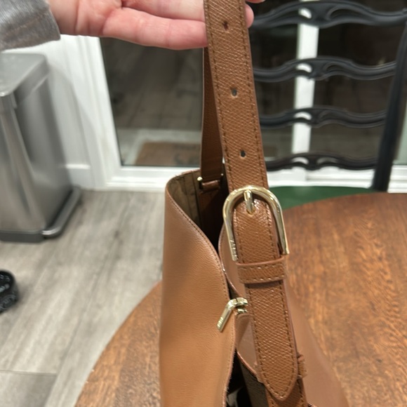 Furla Cognac Ribbon M Hobo Bag, RTR - Picture 9 of 10